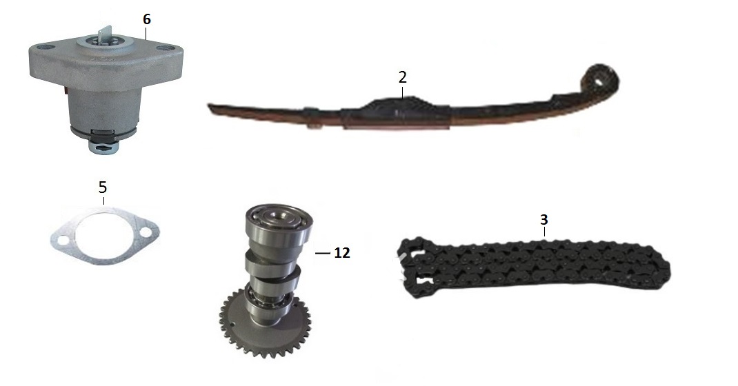 KANUNİ CS125 EKSANTRİK MİLİ - Görsel 2