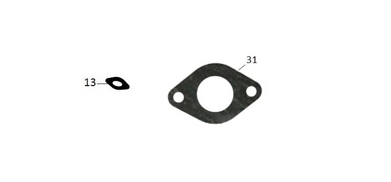 KANUNİ BS125 KARBÜRATÖR MANİFOLT CONTASI   BAKALİT - Görsel 2