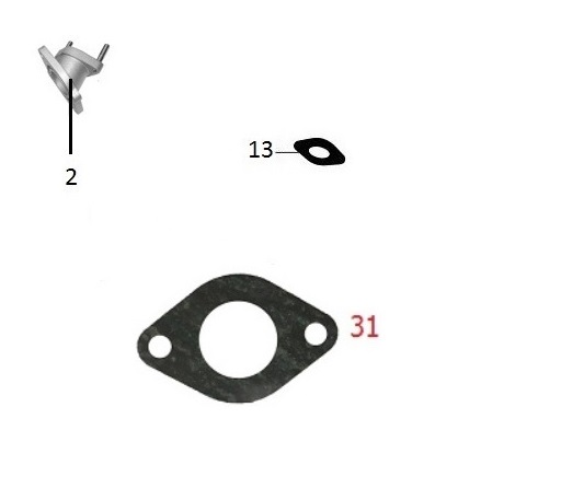 KANUNİ SEYHAN150C KARBÜRATÖR MANİFOLT CONTASI   BAKALİT - Görsel 2