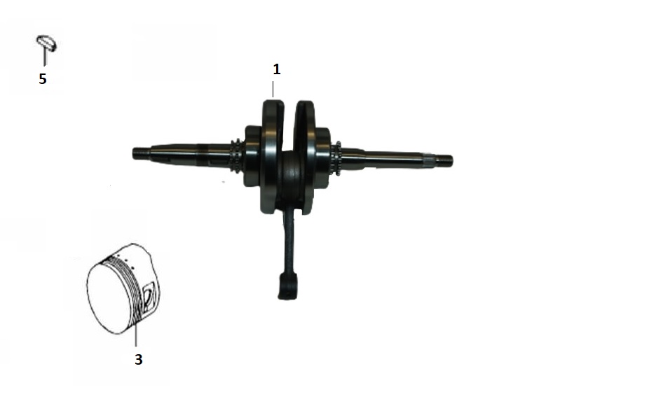 KANUNİ TREX125 KRANK - Görsel 2