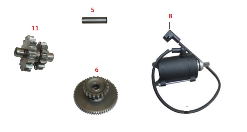 KANUNİ GV170 MARŞ MOTOR DİŞLİSİ - Görsel 2