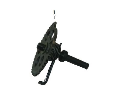 KANUNİ TRODON SX 125 MARŞ DİŞLİSİ KOMPLE - Görsel 2