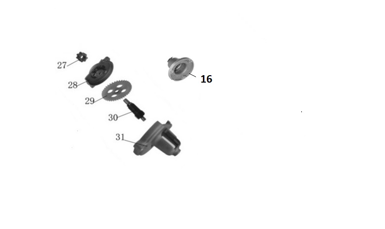 KANUNİ BS125 YAĞ POMPA ROTOR KAPAK UST - Görsel 2