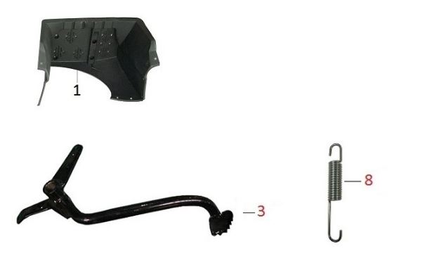 KANUNİ ATV200 ON-ROAD BASAMAK SOL - Görsel 2
