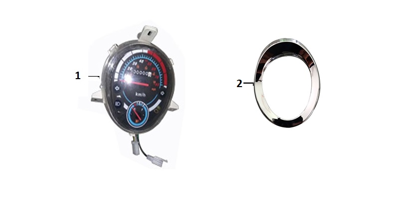 KANUNİ TRODON SX 125 GÖSTERGE ÇERÇEVESİ - Görsel 2