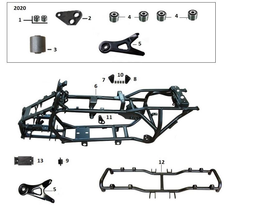 KANUNİ ATV200 OFFROAD 2020 MOTOR KULAK BURCU - Görsel 2