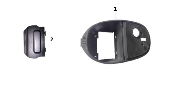 KANUNİ TRODON SX 125 BAGAJ KAPAĞI - Görsel 2